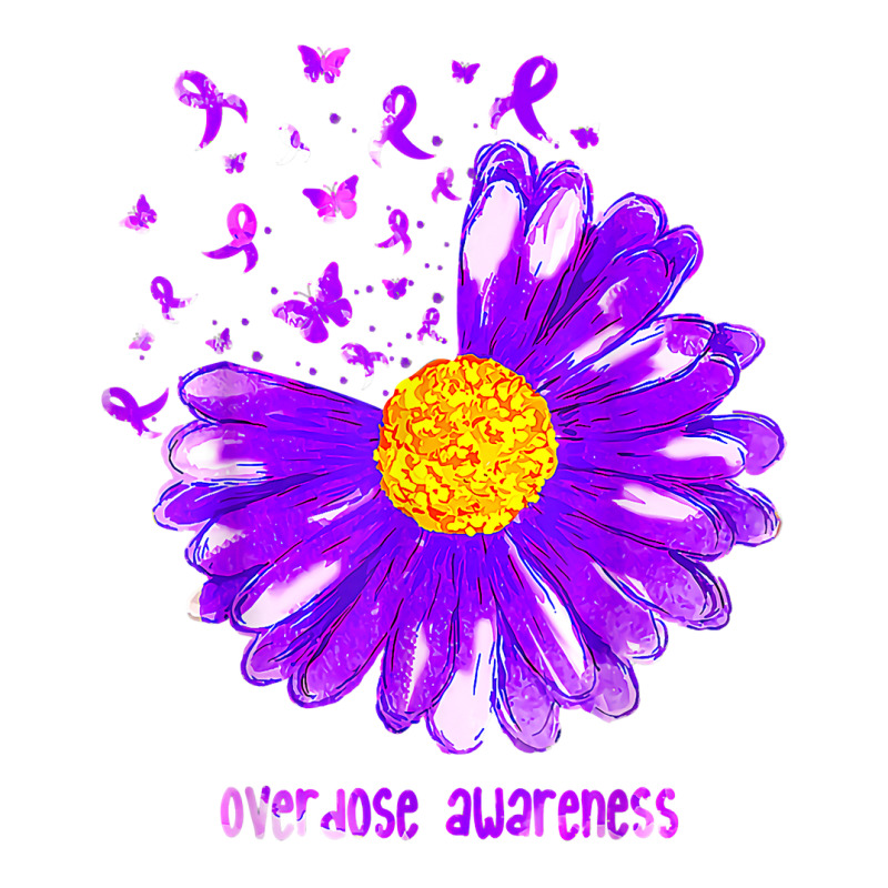 Butterfly Purple Ribbon Sunflower Overdose Awareness T Shir Bomber Jacket | Artistshot