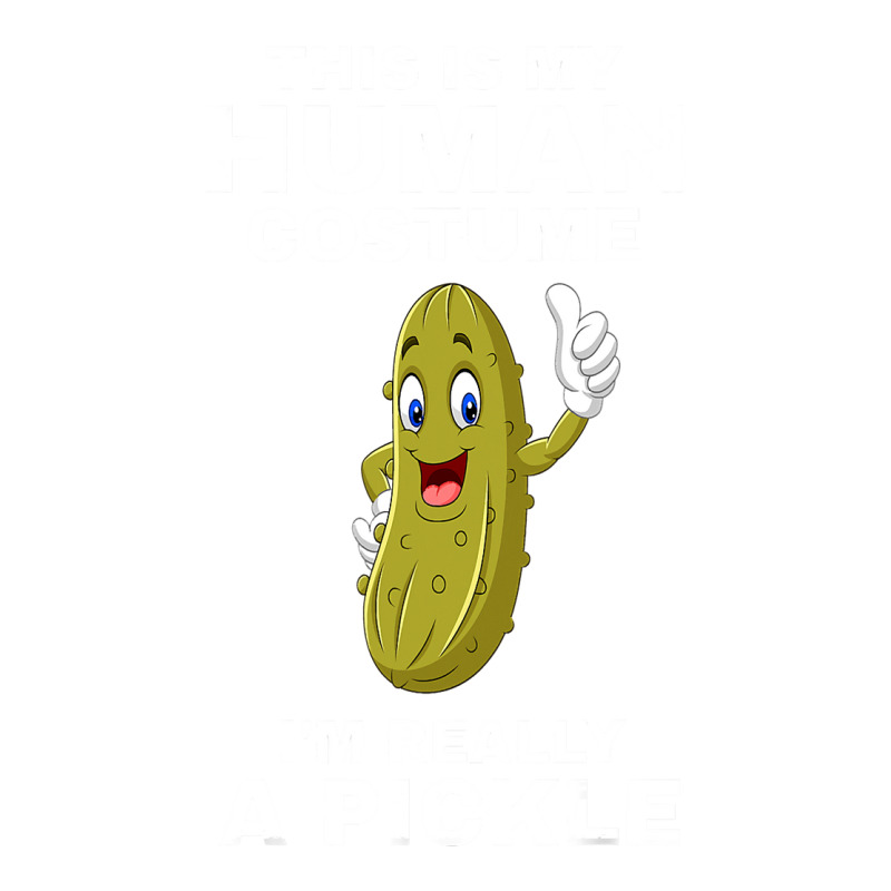 Funny This Is My Human Costume I M Really A Pickle Halloween Bomber Jacket | Artistshot