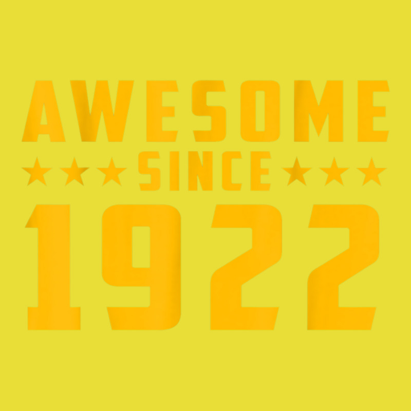 Awesome Since 1922 Birthday Beanie | Artistshot