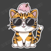 Ice Cream On Kitten Head Vintage T-shirt | Artistshot