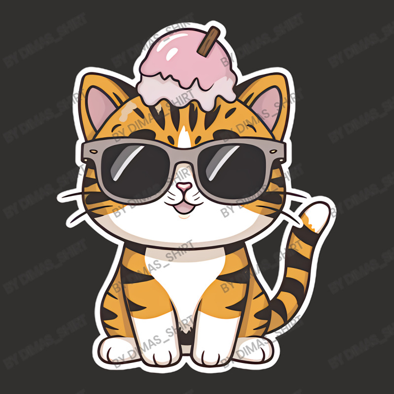 Ice Cream On Kitten Head Champion Hoodie | Artistshot