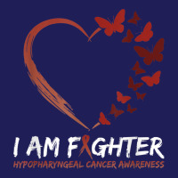 I Am Fighter Hypopharyngeal Cancer Awareness Shirt Butterfly Beanie | Artistshot