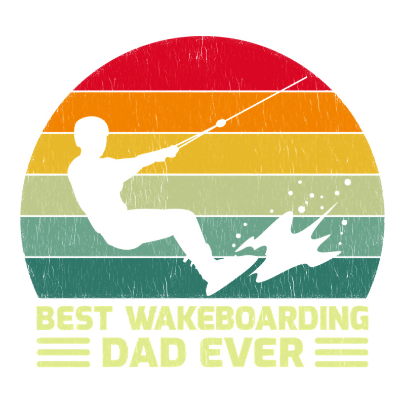 Funny Vintage Best Wakeboarding Dad Ever Father's Day Sweatshirt Visor Hat | Artistshot