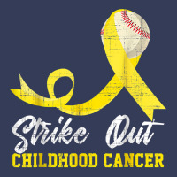 Baseball Strike Out Childhood Cancer Tshirt Gold Ribbon T Shirt Visor Hat | Artistshot