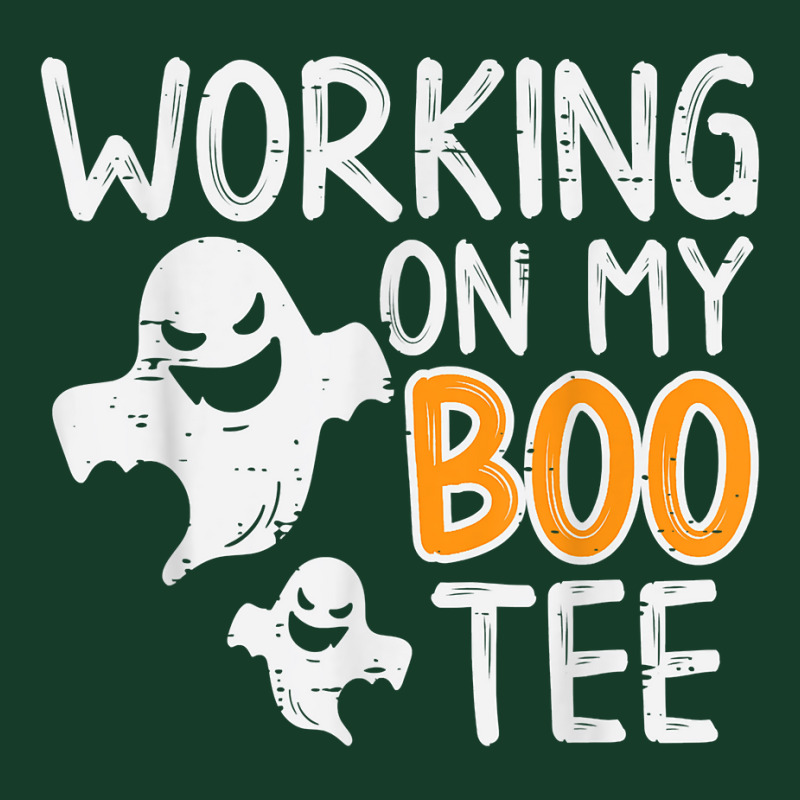 Working On My Boo Tee Funny Halloween Costume Men Women Gym T Shirt Visor hat by cm-arts | Artistshot