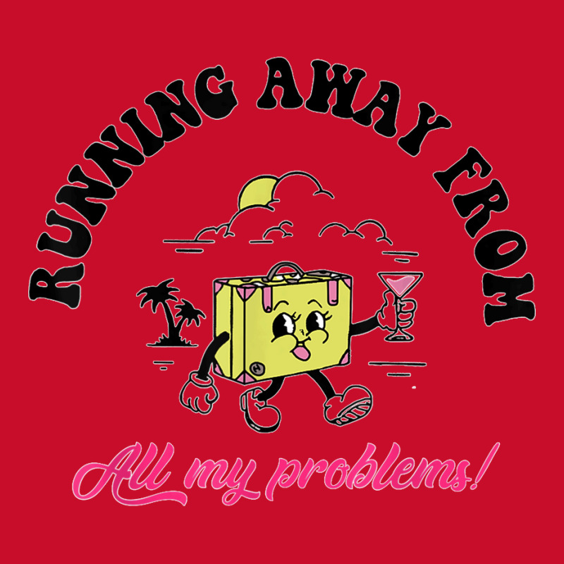 Running Away From All My Problems, Funny Science T Shirt Visor hat by DonnaLee | Artistshot