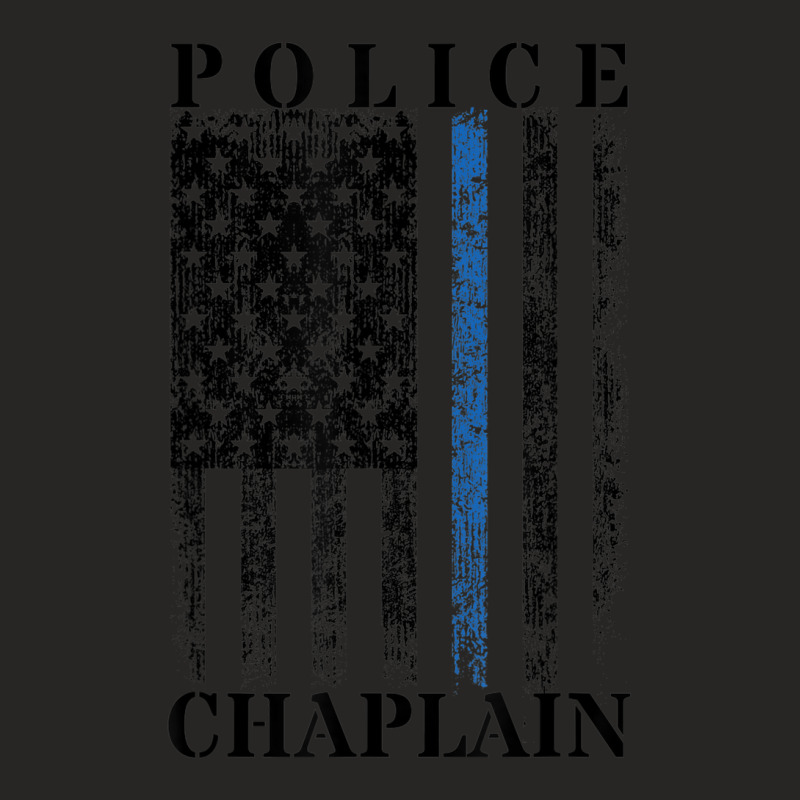 Police Chaplain American Flag Usa Law Enforcement Ladies Fitted T-Shirt by Vivu991 | Artistshot