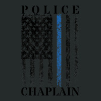 Police Chaplain American Flag Usa Law Enforcement Women's Triblend Scoop T-shirt | Artistshot