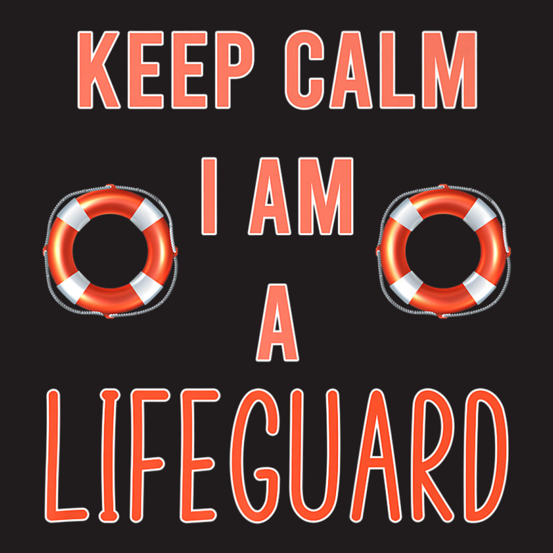 Mens Keep Calm I Am A Life Guard Seashore Marine Police Duty Premium Waist Apron | Artistshot