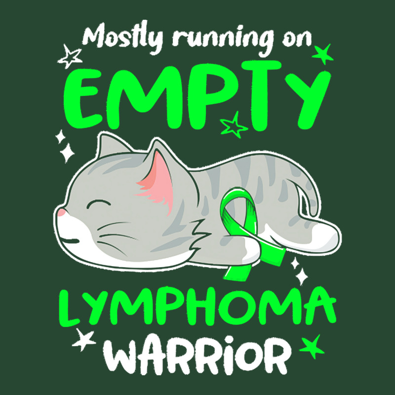 Lymphoma Awareness T  Shirt Mostly Running On Empty Lymphoma Warrior T Retro Trucker Cap by rico96716 | Artistshot