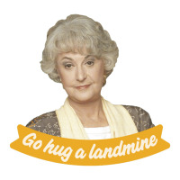 Go Hug A Landmine – Dorothy, The Golden Girls Golden Girls Seamless Cap | Artistshot