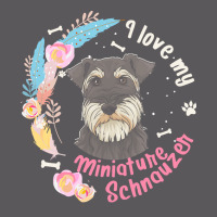 Miniature Schnauzer T  Shirt I Love My Miniature Schnauzer Dog T  Shir Seamless Cap | Artistshot