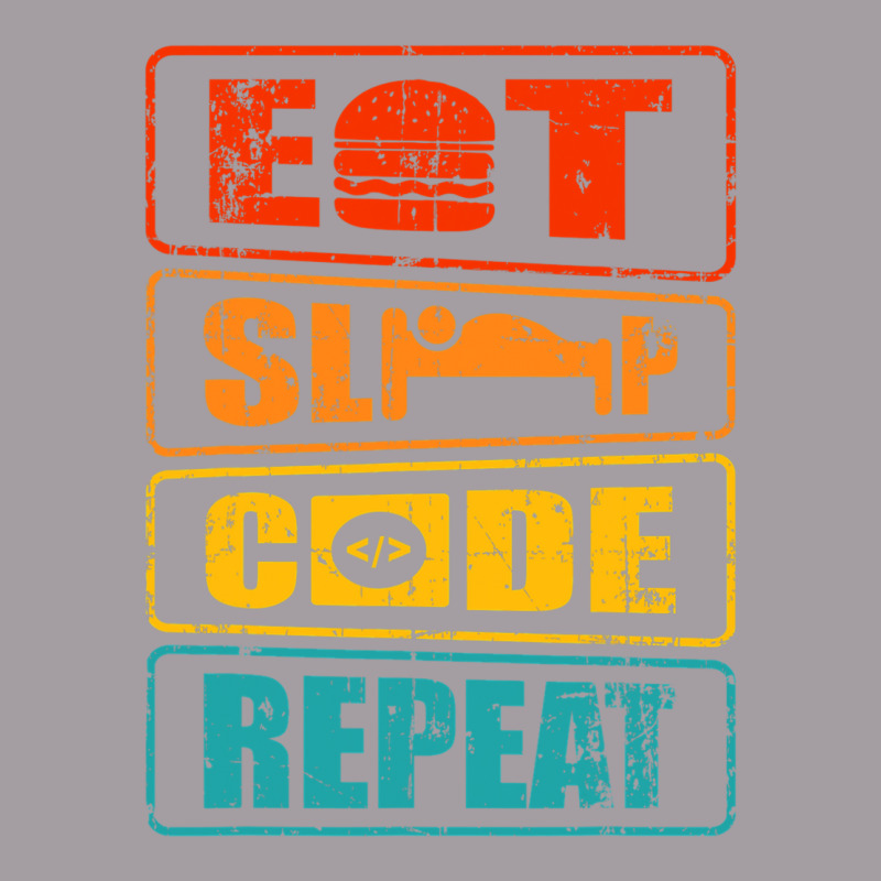 Eat Sleep Code Repeat Computer Science Programmer Gift T Shirt Seamless Cap | Artistshot