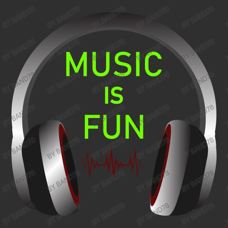 Music Is Fun Adjustable Cap - Leatherette Patch by Band78 | Artistshot