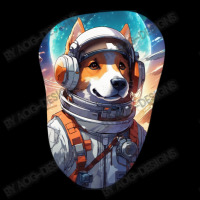 Cosmic Canine: The Astronaut Dog Zipper Hoodie | Artistshot