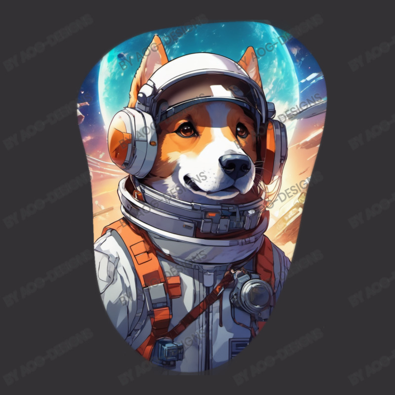 Cosmic Canine: The Astronaut Dog Vintage Hoodie | Artistshot