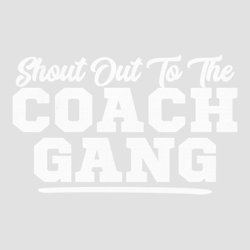 Shout Out To The Coach Gang   Coach Gang Wear   Graphic Tops Sweatshir Foam Trucker Hat by cm-arts | Artistshot