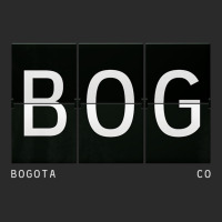 Bog Bogota Colombia South American Retro Travel Airport Code Premium T Foam Trucker Hat | Artistshot