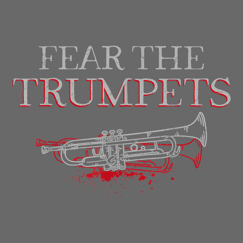 Trumpet Player Vintage Fear The Trumpets T Shirt Adjustable Baseball Cap | Artistshot