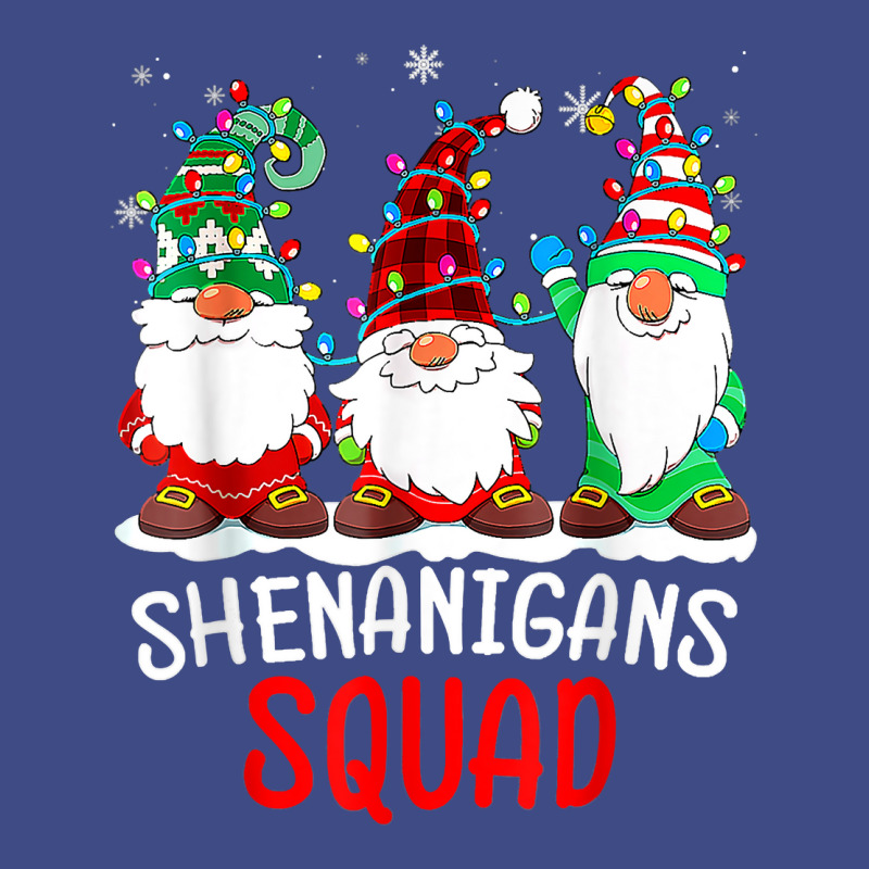 Shenanigans Squad Gnomes Lights Christmas Pajamas Matching T Shirt Adjustable Baseball Cap by cm-arts | Artistshot