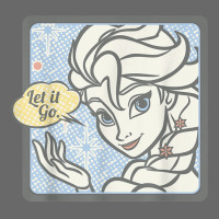 Frozen Elsa Let It Go Tonal Stamp Graphic Adjustable Baseball Cap | Artistshot