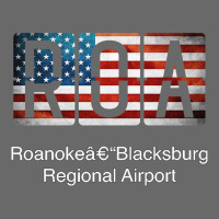 Roa Roanokeâ€“blacksburg Regional Airport Adjustable Baseball Cap | Artistshot