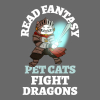 Read Fantasy Pet Cats Fight Dragons Knight Fun Reading Adjustable Baseball Cap | Artistshot