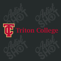 Triton College Women's Triblend Scoop T-shirt | Artistshot