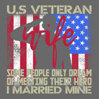 Us Veteran Wife I Married Mine American Flag Adjustable Baseball Cap | Artistshot