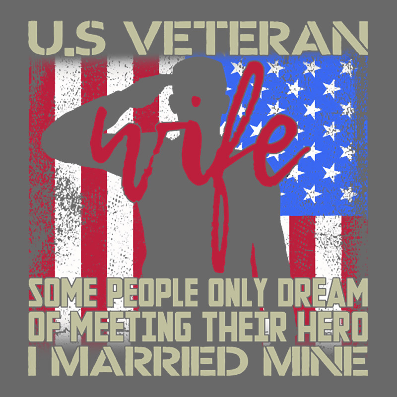 Us Veteran Wife I Married Mine American Flag Adjustable Baseball Cap by degreesgunner | Artistshot