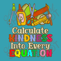 Calculate Kindness Into Every Equation Mathematicians Birthday Dyed Cap | Artistshot