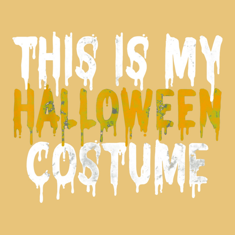 This Is My Halloween Costume Last Minute Halloween Costume Dyed Cap | Artistshot