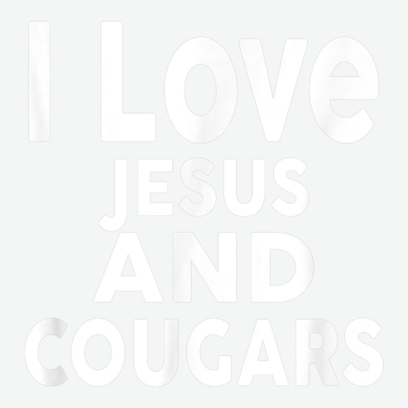 I Love Jesus And Cougars Funny Cougar Urban Heavy T-shirt by LilyWillis | Artistshot