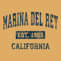 Marina Del Rey California Ca Vintage Sports Design Navy Urban Heavy T-shirt | Artistshot