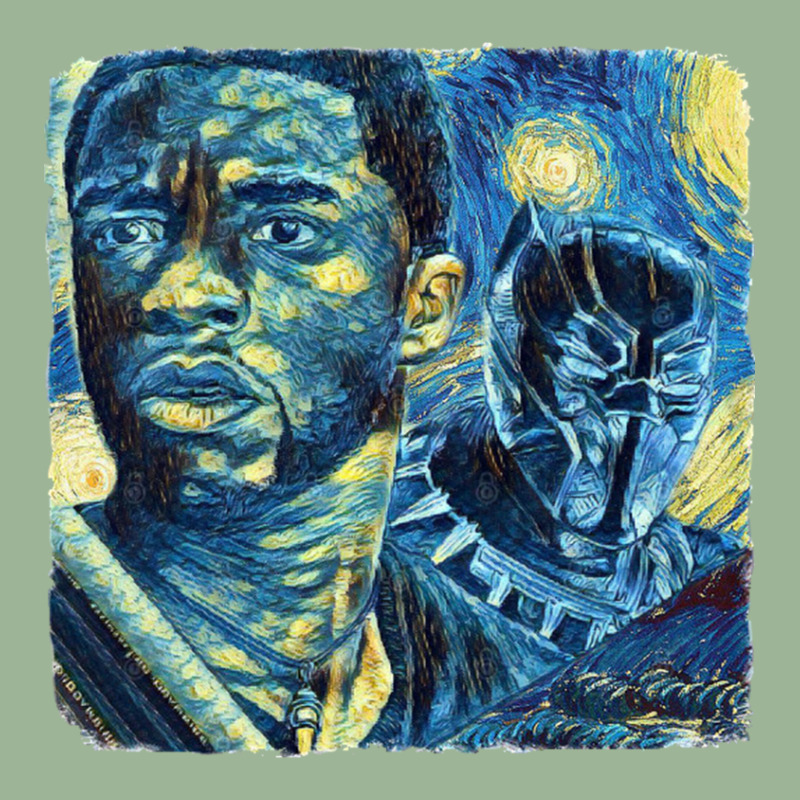 Black Panther Van Gogh Urban Heavy T-shirt by cm-arts | Artistshot