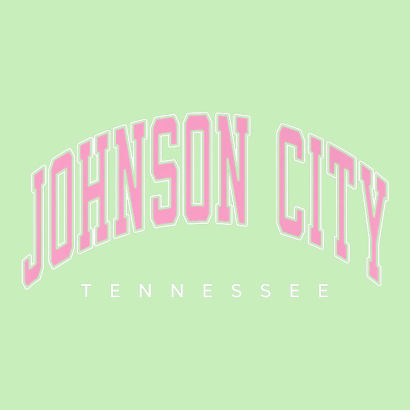 Johnson City Tennessee Tn Varsity Style Pink Text Premium T Shirt Urban Heavy T-shirt by nyce | Artistshot