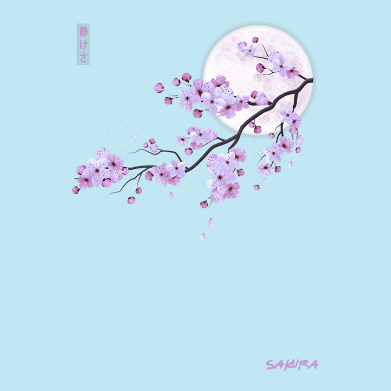 Japanese Purple Sakura Cherry Blossom Flower Urban Heavy T-shirt | Artistshot