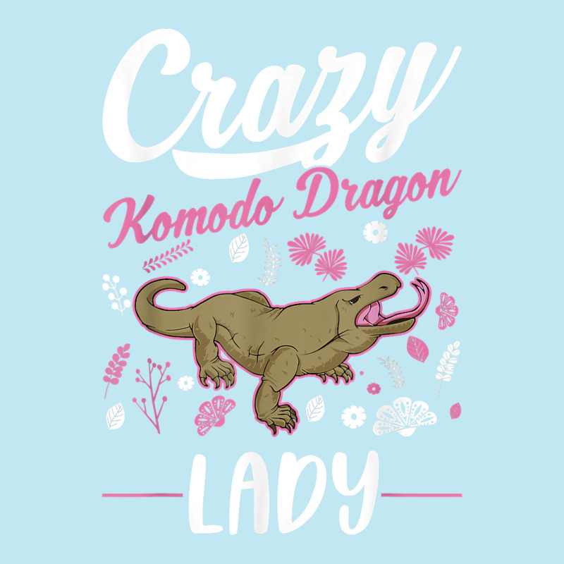 Crazy Komodo Dragon Lady Monitor Lizard Girl T Shirt Urban Heavy T-shirt by cm-arts | Artistshot