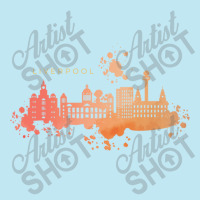 Liverpool Skyline Watercolors Classic Urban Heavy T-shirt | Artistshot