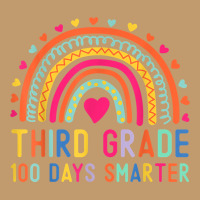 Third Grade 100 Days Smarter Rainbows 100th Day Of School Urban Heavy T-shirt | Artistshot