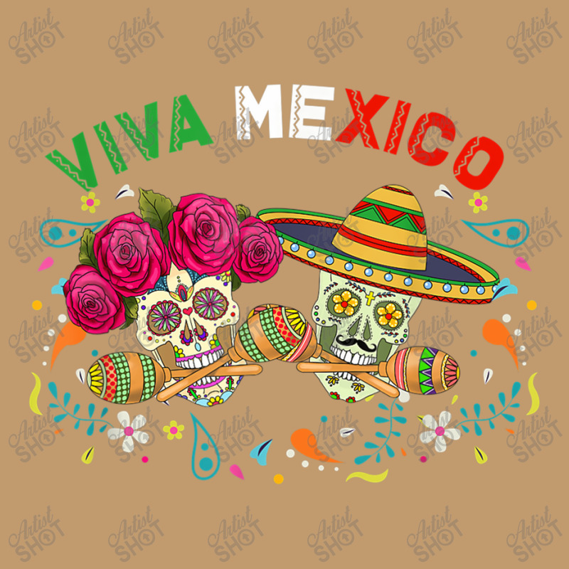 Cinco De Mayo Calavera Maracas Sombrero Mexico Fiesta Party Urban Heavy T-shirt by MechelleMilliken | Artistshot