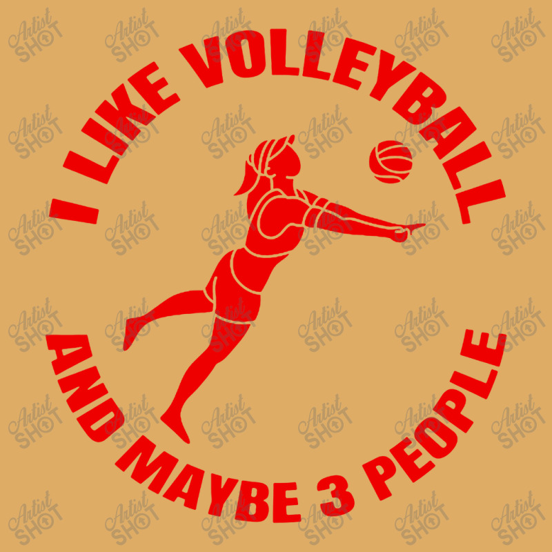 I Like Volleyball And Maybe 3 People Urban Pullover Hoodie by DJ Art | Artistshot