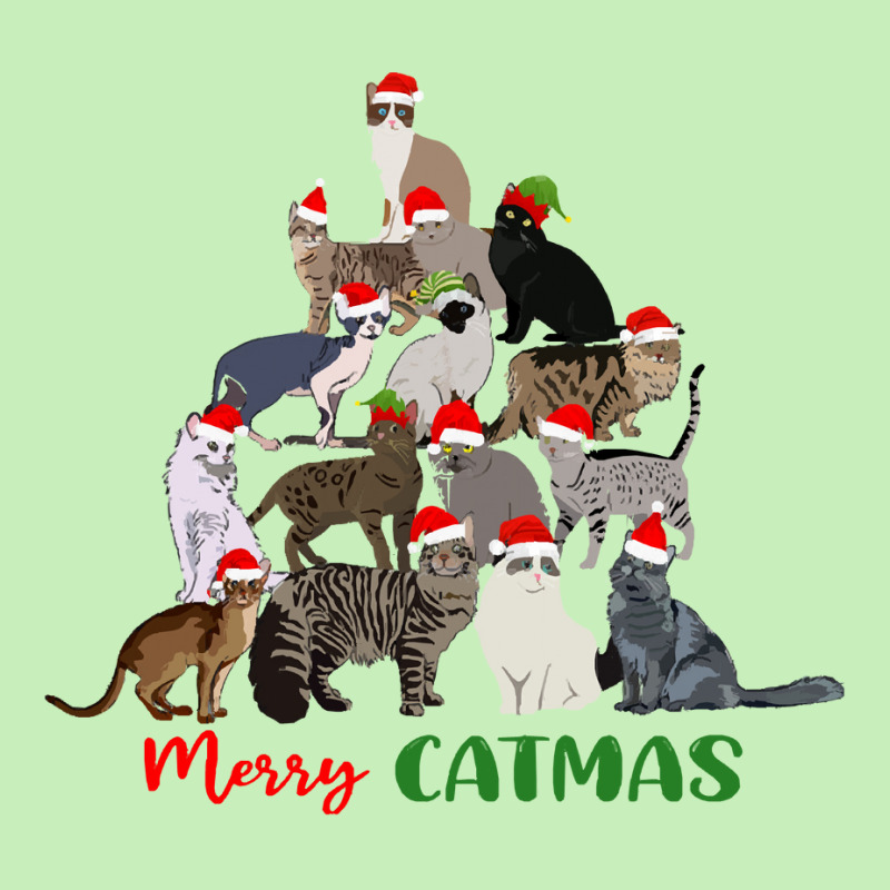 Merry Catmas Christmas Cat Tree Funny Merry Catmas Christmas Cat Tree Urban Pullover Hoodie by kerchingparticular | Artistshot