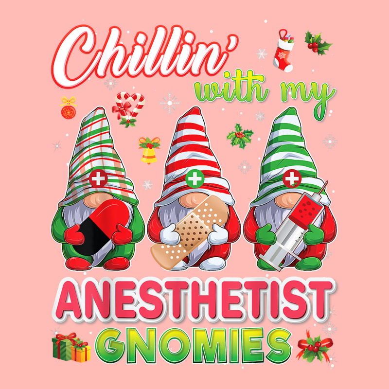 Chillin With My Anesthetist Gnomies Nurse Christmas Gnomes T Shirt Urban Pullover Hoodie | Artistshot