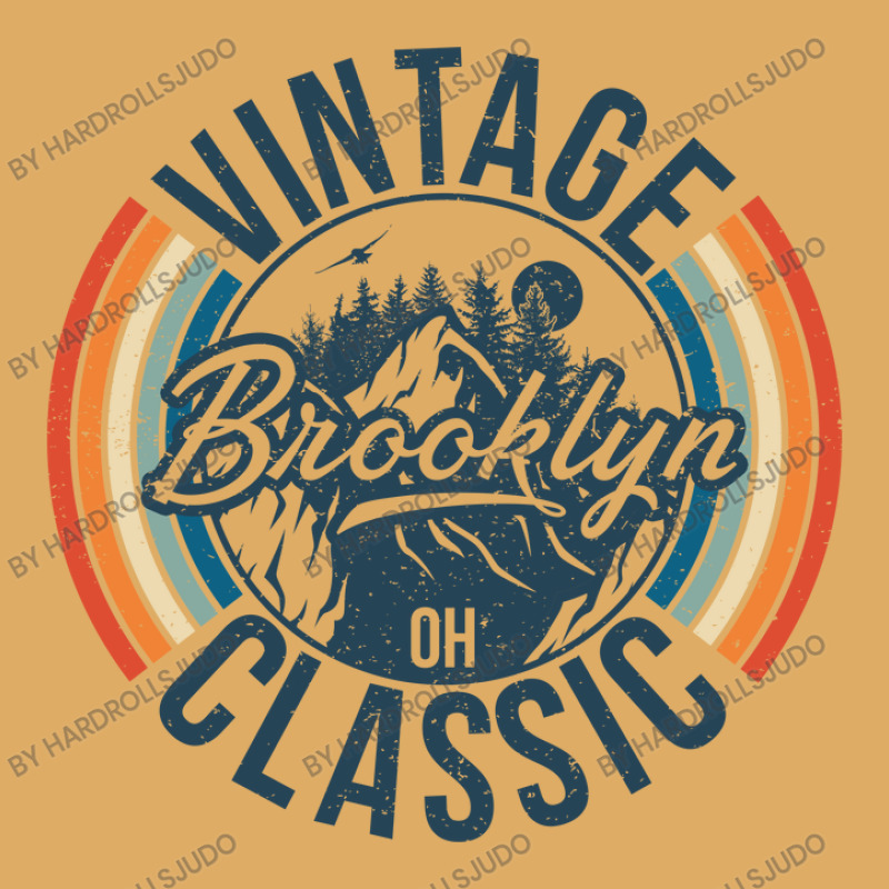 I Love Brooklyn Ohio Retro Vintage Classic Limited Edition Urban Pullover Hoodie by hardrollsjudo | Artistshot