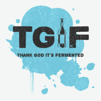 Beer - Tgif - Thank God It's Fermented (white) Urban Pullover Hoodie | Artistshot