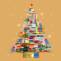 Christmas Library Tree Lights For Librarian And Book Lover Long Sleeve Urban Pullover Hoodie | Artistshot