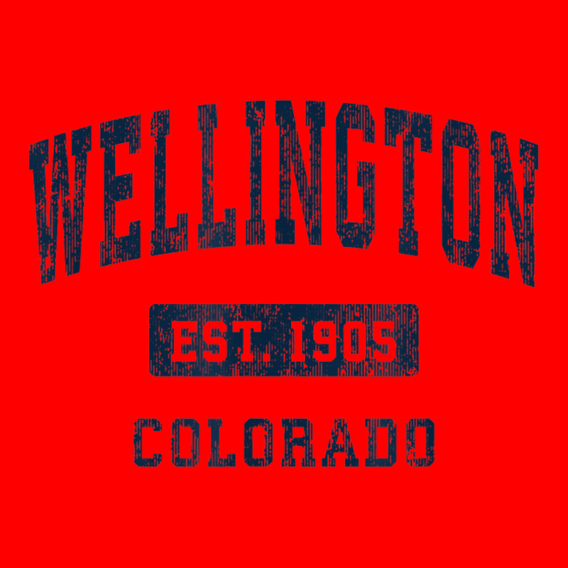 Wellington Colorado Co Vintage Athletic Sports Design Bomber Jacket | Artistshot