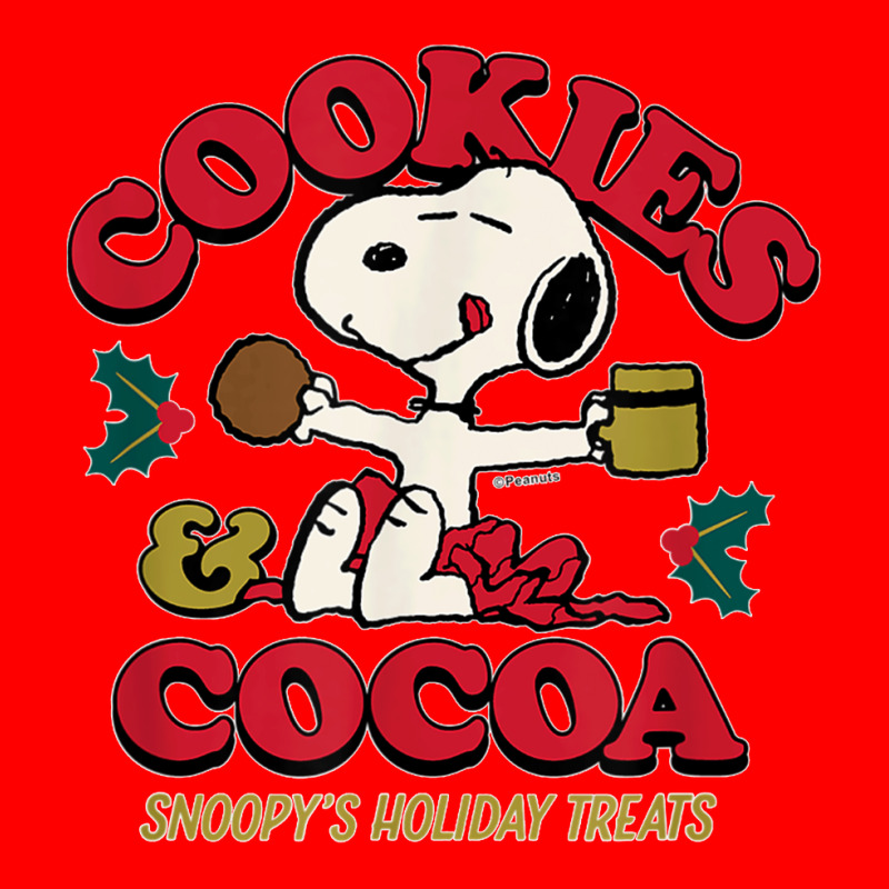 Peanuts Christmas Cookies & Cocoa Bomber Jacket | Artistshot