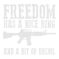 Awesome Freedom Has A Nice Ring And A Bit Of Recoil Sweatshirt Bomber Jacket | Artistshot